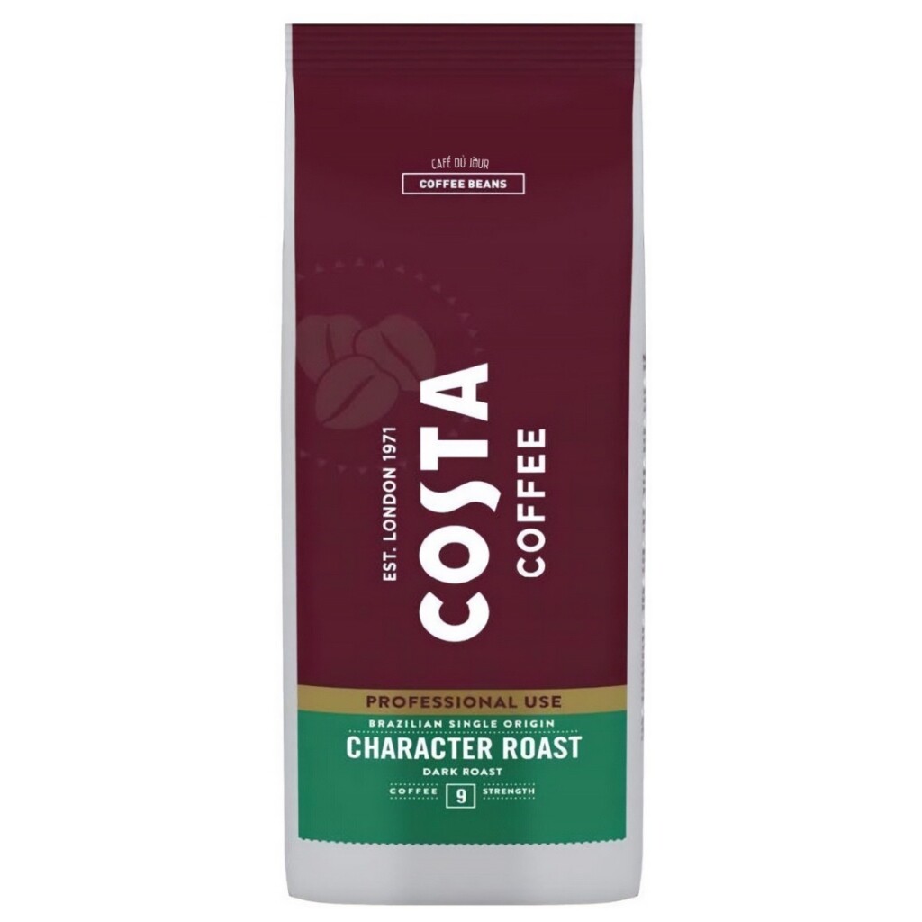 Costa Coffee Brasilianischer Single Origin Charakter Dunkle Röstung - Kaffeebohnen - 1 Kilo