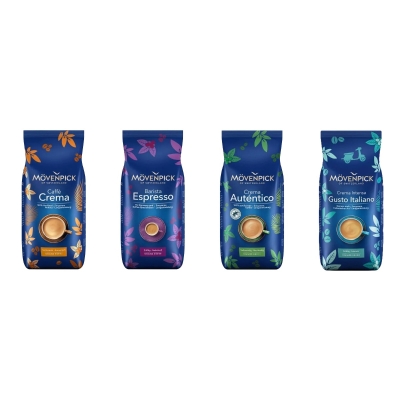 Mövenpick Probierpaket - Kaffeebohnen - 4 x 1 Kilo